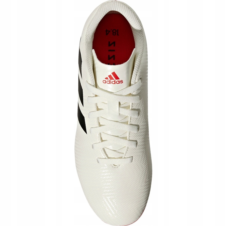 Adidas Nemeziz 18.4 FxG Jr CM8510 football boots white 1