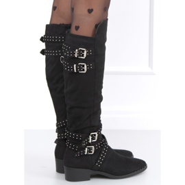 Zettu Black women's riding boots 1