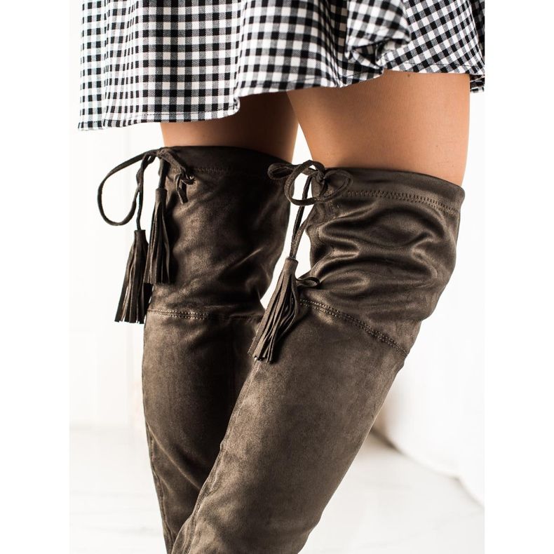 Lucky Shoes Comfortable Green Musketeers 1