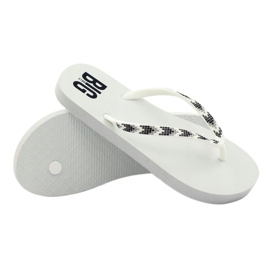 Women's Big Star 274A549 flip-flops white 3