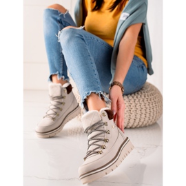 Goodin Comfortable Casual Trappers beige 1