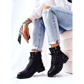 Black Mirthbrow Warm Boots With Zipper 2