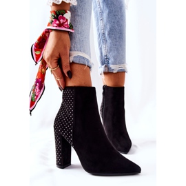 PS1 Black Sorienta Suede Boots With Sequins 1