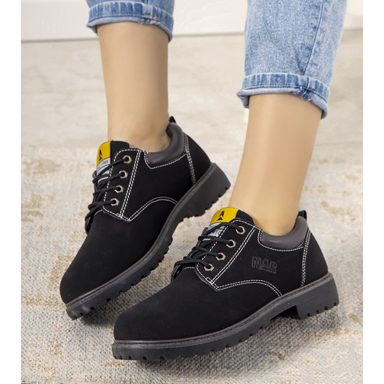 Black shoes on a thick Pelland sole 2