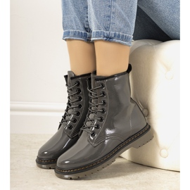 Graphite warm women's boots by Doiron black 1