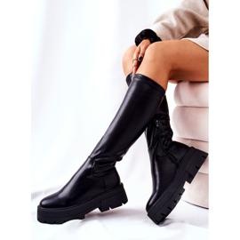 FJ1 Black Hemera High Boots 2