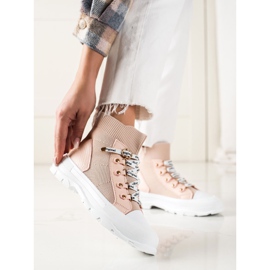 Goodin Fashion High Sneakers pink 1 Goodin Fashion High Sneakers pink 1