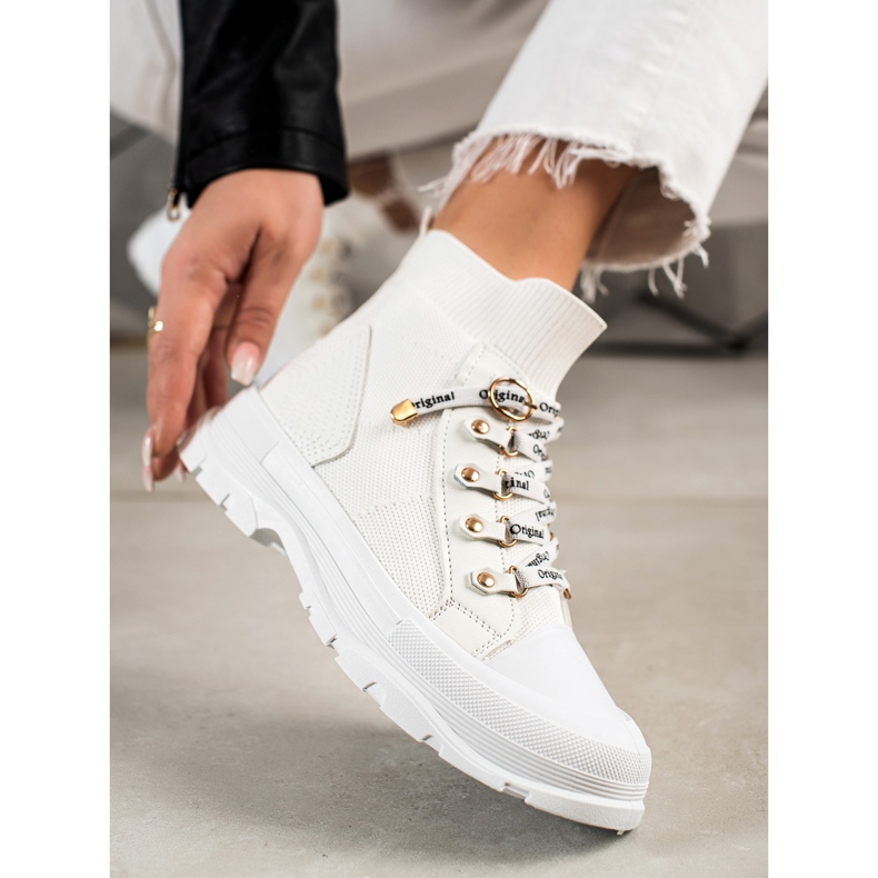 Goodin Fashion High Sneakers white 2