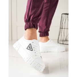 Goodin Sneakers With Eco Leather On The Platform white 1