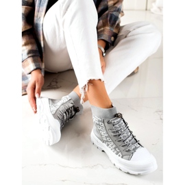 Goodin Fashionable High Sneakers white grey 1 Goodin Fashionable High Sneakers white grey 1