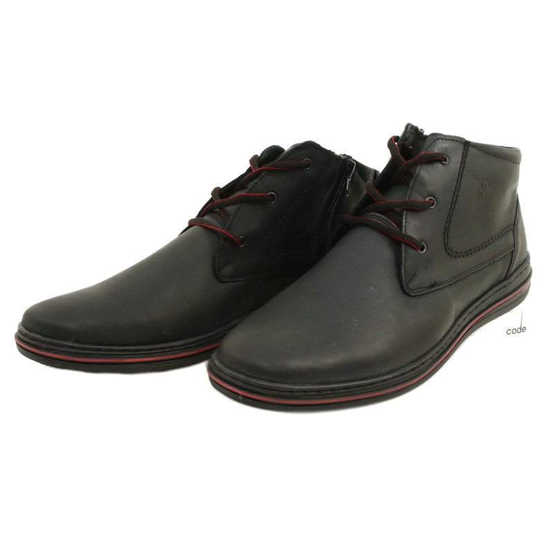 Polbut 339 black men's shoes 3