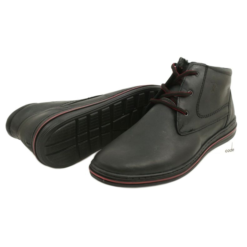 Polbut 339 black men's shoes 4