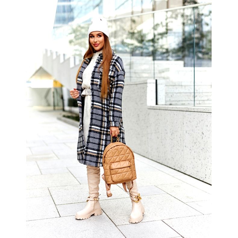 High Boots With A Decorative Beige Masha Element 1