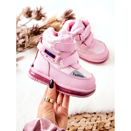 PJ2 Warm Snow Boots With Pink Hesiera Zipper 2