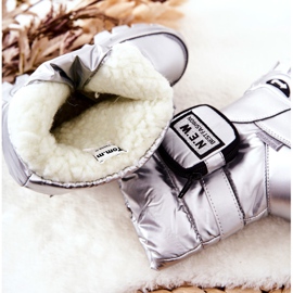 PJ2 Children's Warm Snow Boots With Kidney Silver Nereyda 1