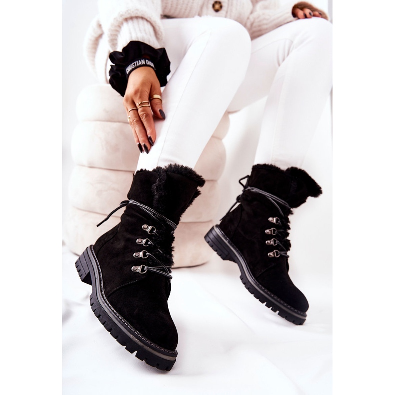 Black Nelby Black Warm Boots 2