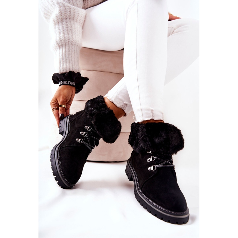 Black Nelby Black Warm Boots 1