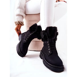Warm Boots With Fur Black Farley 2