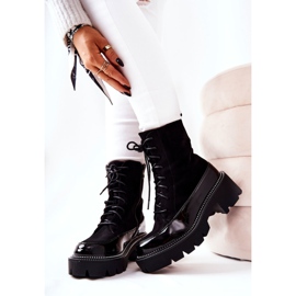High Boots On Black Solutia Zipper 1