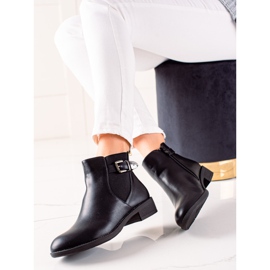 Chc Shoes Comfortable black boots 1