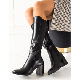 Groto Gogo Elegant high-heeled boots black 2