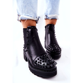 PG1 Black Comonis Jodhpur Boots With Jets 3