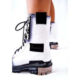 Leather Booties Warm Boots Maciejka White 05113-11 black 1