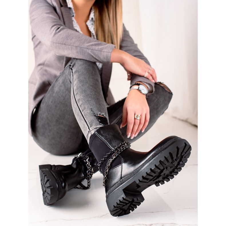 Gogo Insulated bags with chains black 2