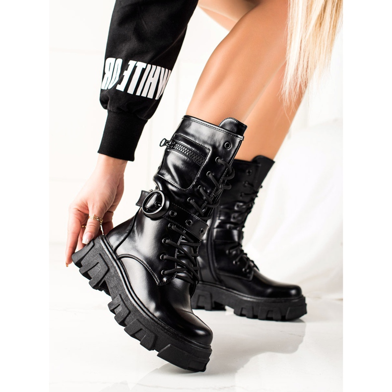 TRENDI Rock Black Boots 2 TRENDI Rock Black Boots 2