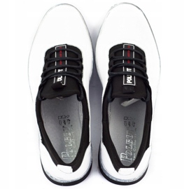 Polbut Men's leather casual shoes K24 white 4 Polbut Men's leather casual shoes K24 white 4