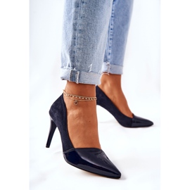 Leather Monnari 0170-020 Heels Black 1