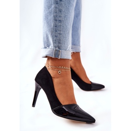 Leather Monnari 0170-020 Heels Black 2