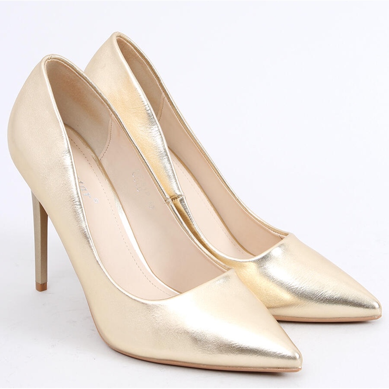 Pumps on a heel Eva Gold golden 2