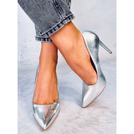 Pumps on a stiletto heel Eva Silver 2