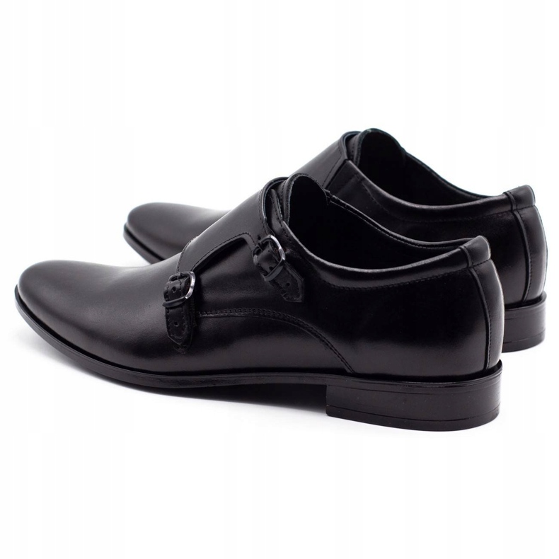 Olivier Men's leather shoes monks 287l black 5 Olivier Men's leather shoes monks 287l black 5