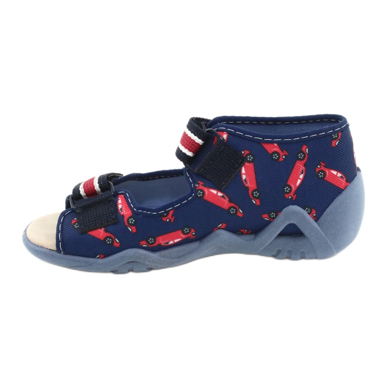Befado yellow children's shoes 350P018 red navy blue 2 Befado yellow children's shoes 350P018 red navy blue 2