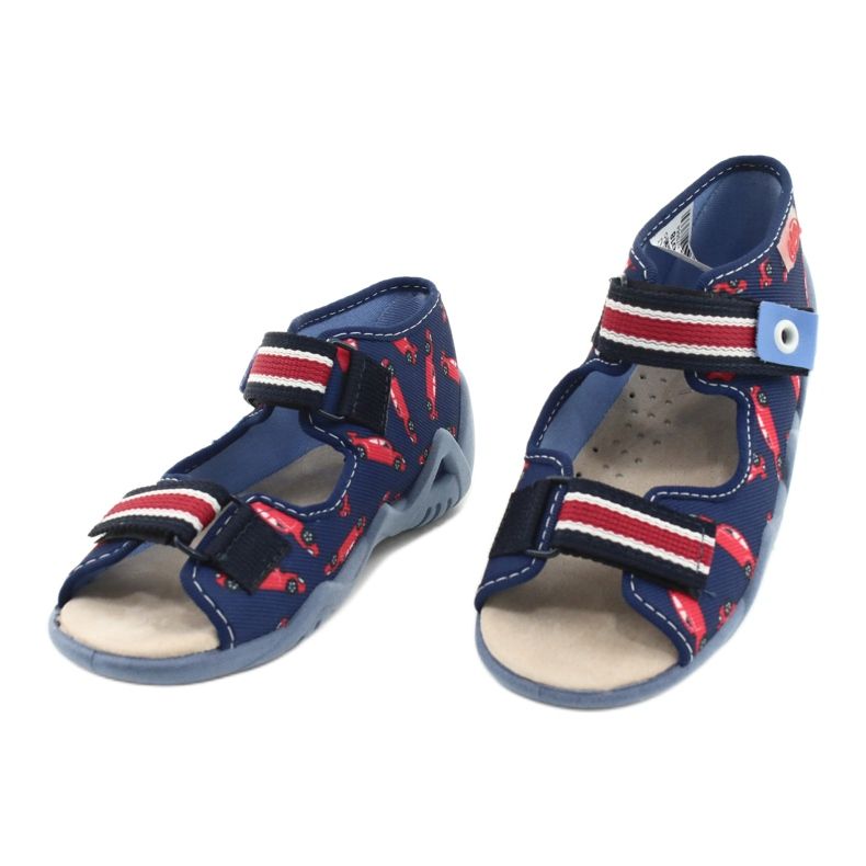 Befado yellow children's shoes 350P018 red navy blue 3