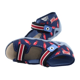 Befado yellow children's shoes 350P018 red navy blue 5