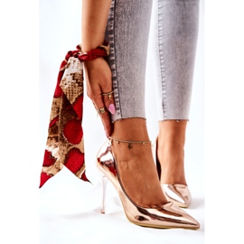 PG2 Elegant Mirror Heels Rose Gold Adrinnah golden 2