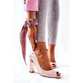 Pumps On A Bar Monnari 0780-015 Beige brown 2