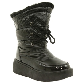 Black tied snow boots Filippo DBT3403 1