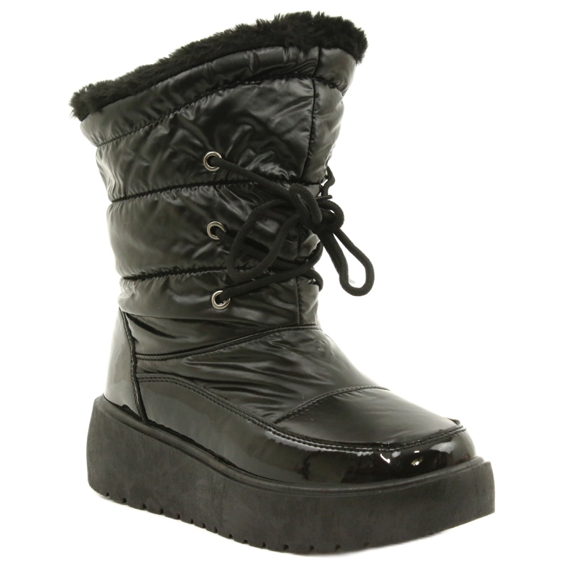 Black tied snow boots Filippo DBT3403 1