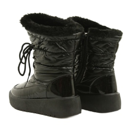 Black tied snow boots Filippo DBT3403 3