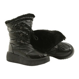 Black tied snow boots Filippo DBT3403 4
