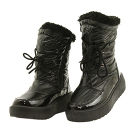 Black tied snow boots Filippo DBT3403 2