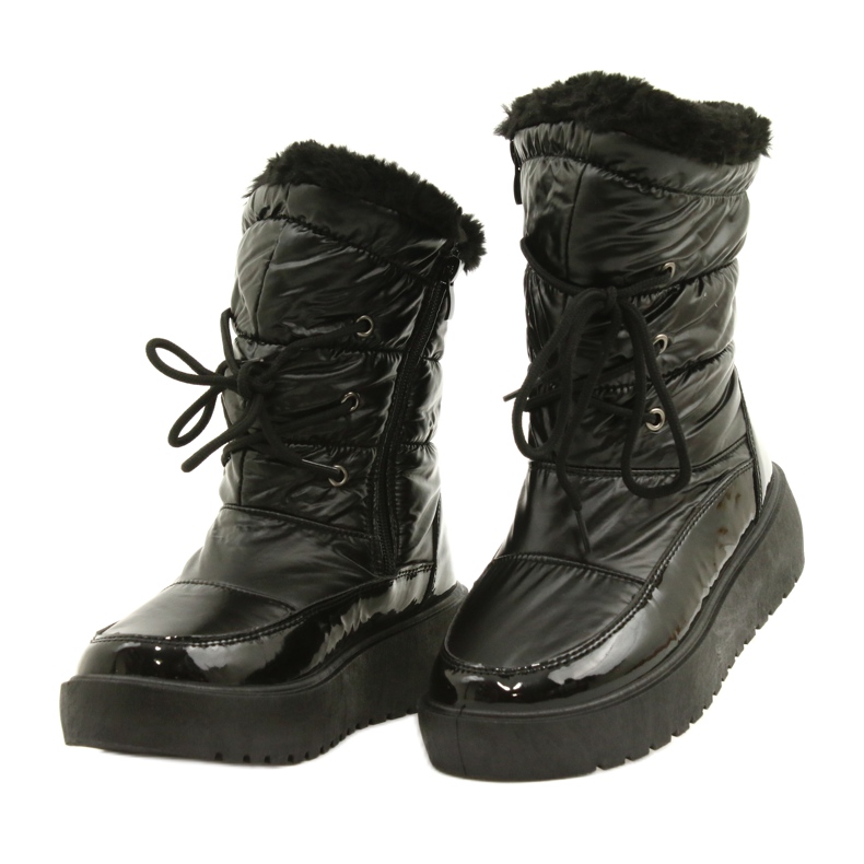 Black tied snow boots Filippo DBT3403 2