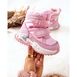 PJ2 Children's Pink Chilly Warm Snow Boots 2