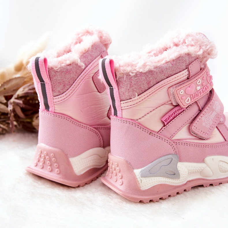 PJ2 Children's Pink Chilly Warm Snow Boots 1