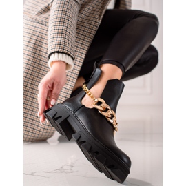 Seastar Black Fashion Booties 1