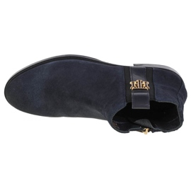 Tommy Hilfiger Interlock Suede Flat Boot W FW0FW05184-DW5 navy blue 2